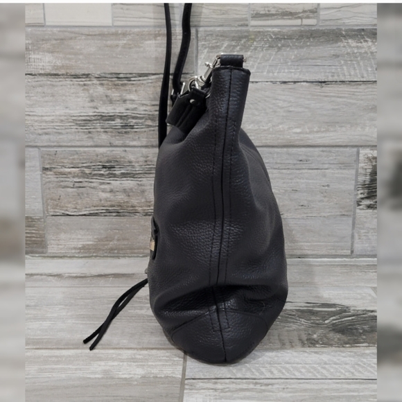 Rebecca Minkoff Black Pebbled Leather Handbag - Picture 5 of 15